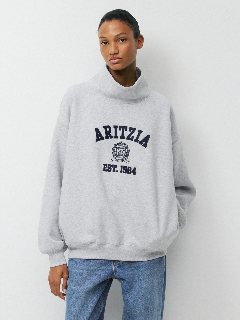 NWOT Aritzia Cozy Sweatfleece Mega Funnel Neck Sweatshirt